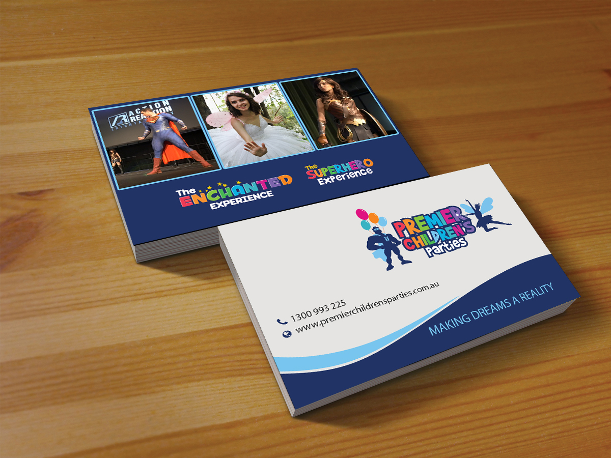 Visitenkarten-Design von Creations Box 2015 für Action Reaction Entertainment | Design #15908535