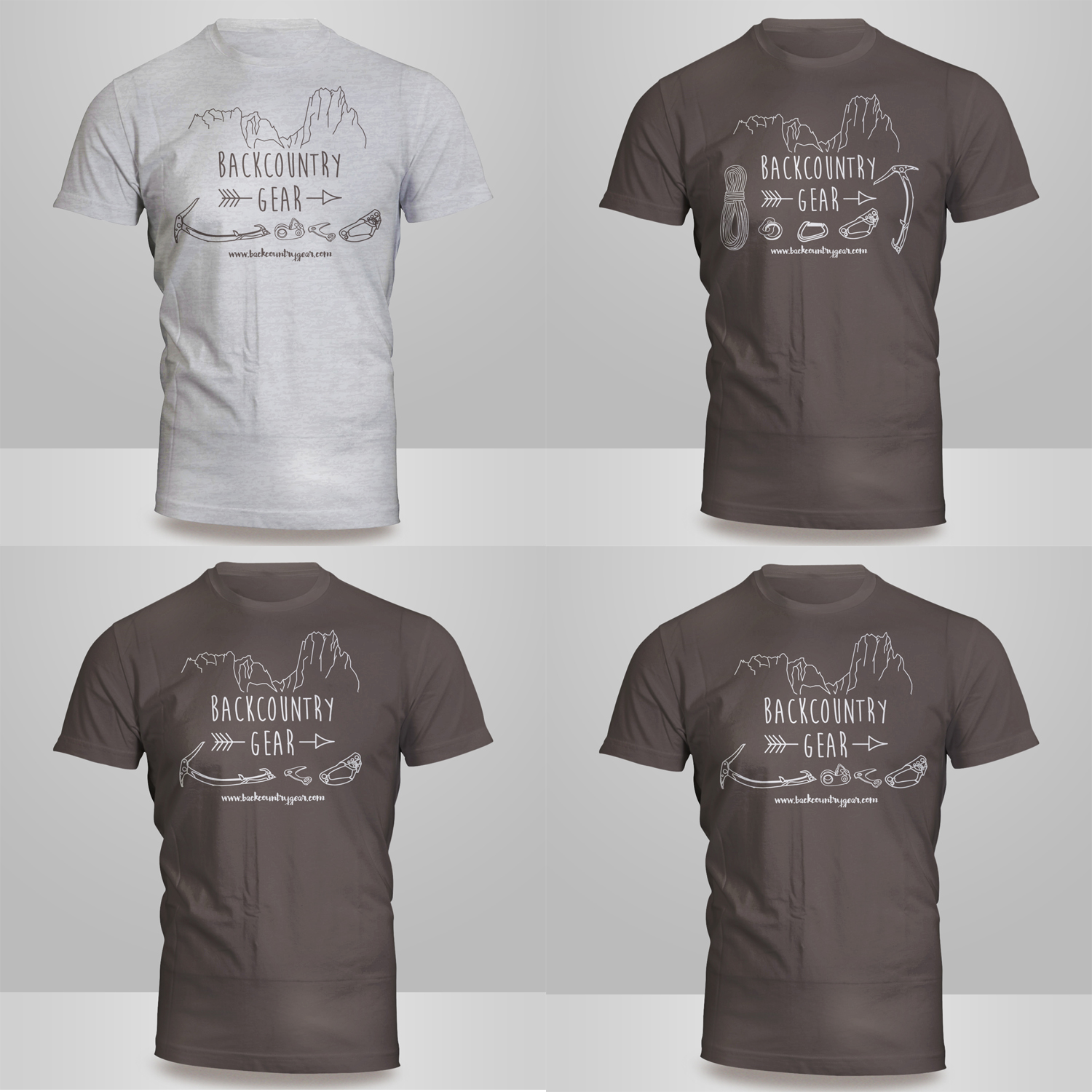 T-shirt Design by Kero for Backcountry Gear | Design #15935797