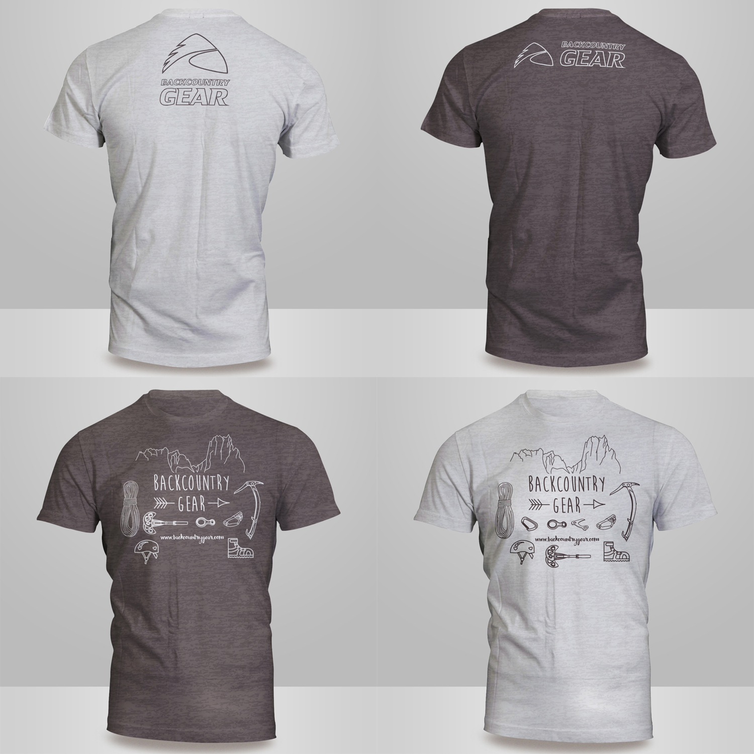 T-shirt Design by Kero for Backcountry Gear | Design #15998670