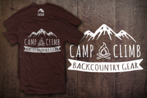 T-shirt Design by dan-D-dan for Backcountry Gear | Design: #15996328
