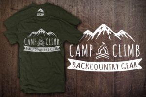 Design de T-shirt par dan-D-dan pour Backcountry Gear | Design : #15996329