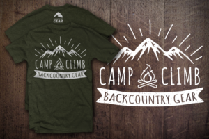 Design de T-shirt par dan-D-dan pour Backcountry Gear | Design : #15996373