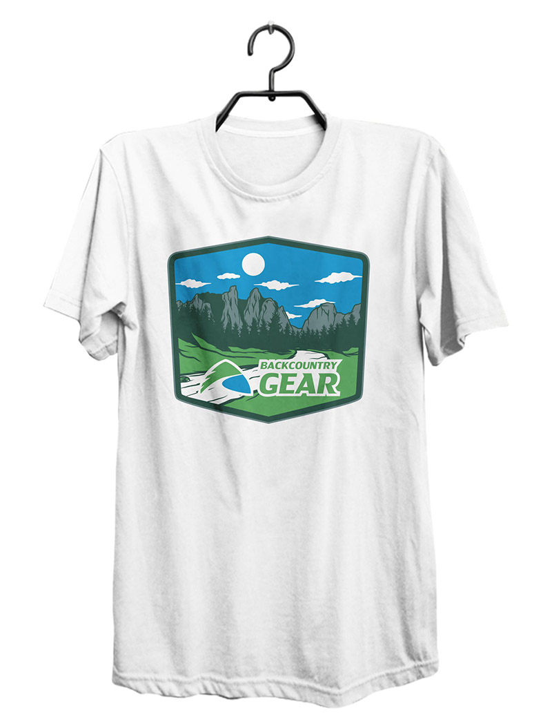 Diseño de Camiseta por 777SKY para Backcountry Gear | Diseño #15986818