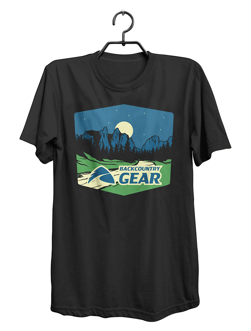 T-shirt Design by 777SKY for Backcountry Gear | Design: #15986889