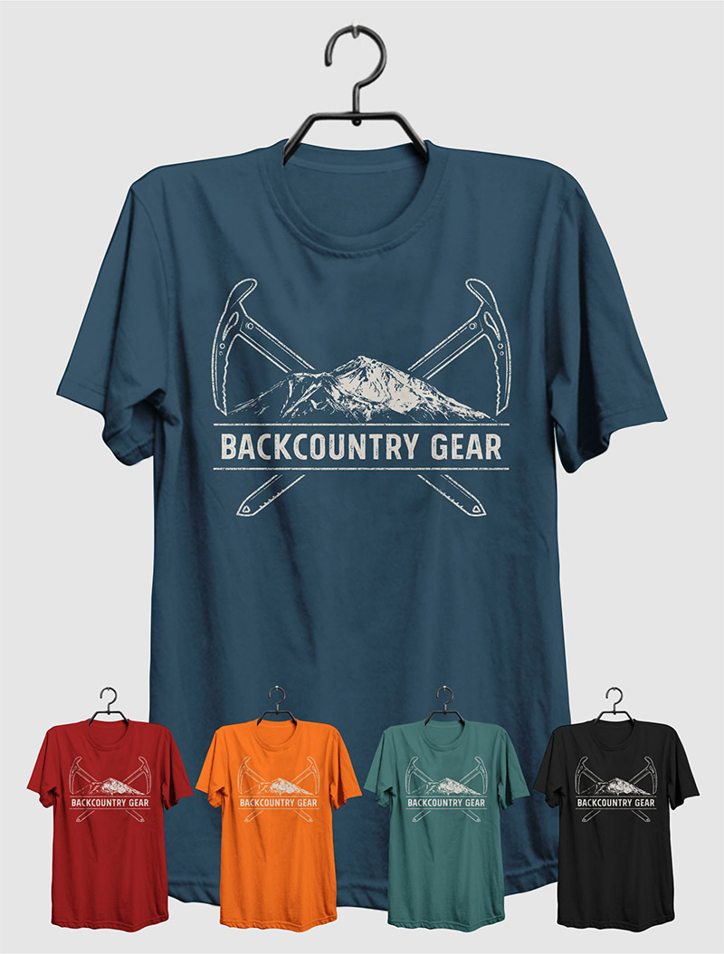 Diseño de Camiseta por 777SKY para Backcountry Gear | Diseño #15994099
