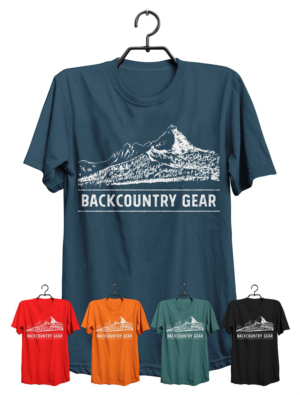 T-shirt Design by 777SKY for Backcountry Gear | Design: #16000027