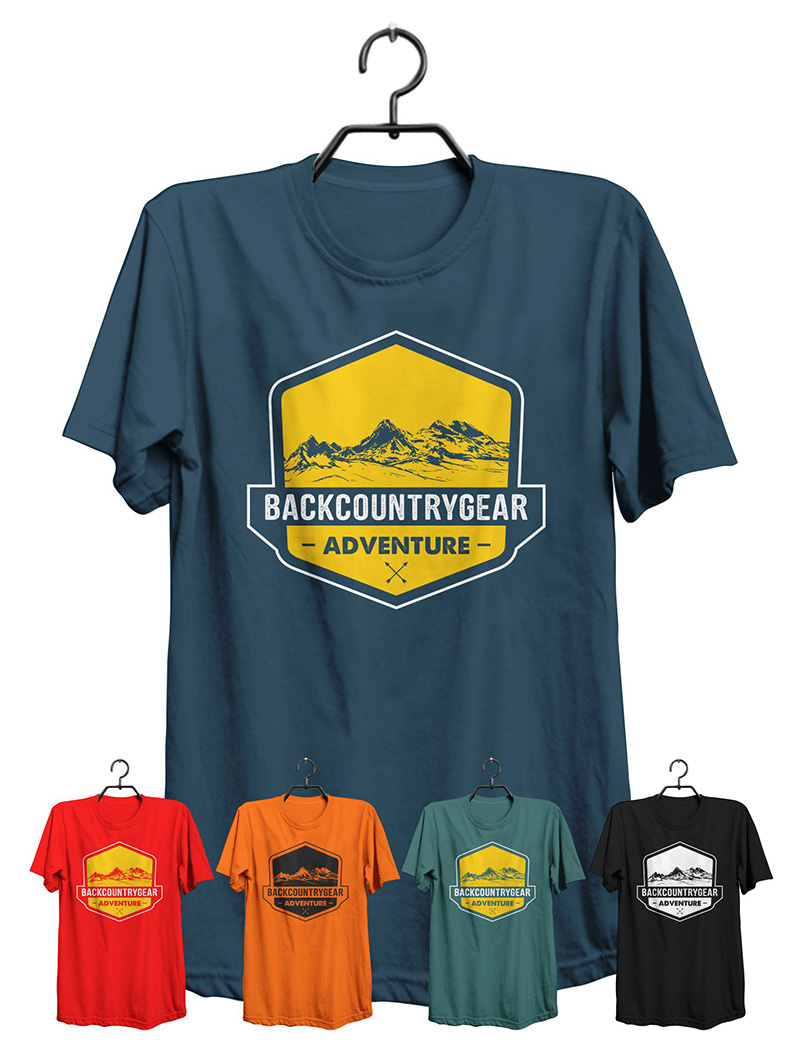 Diseño de Camiseta por 777SKY para Backcountry Gear | Diseño #16004740
