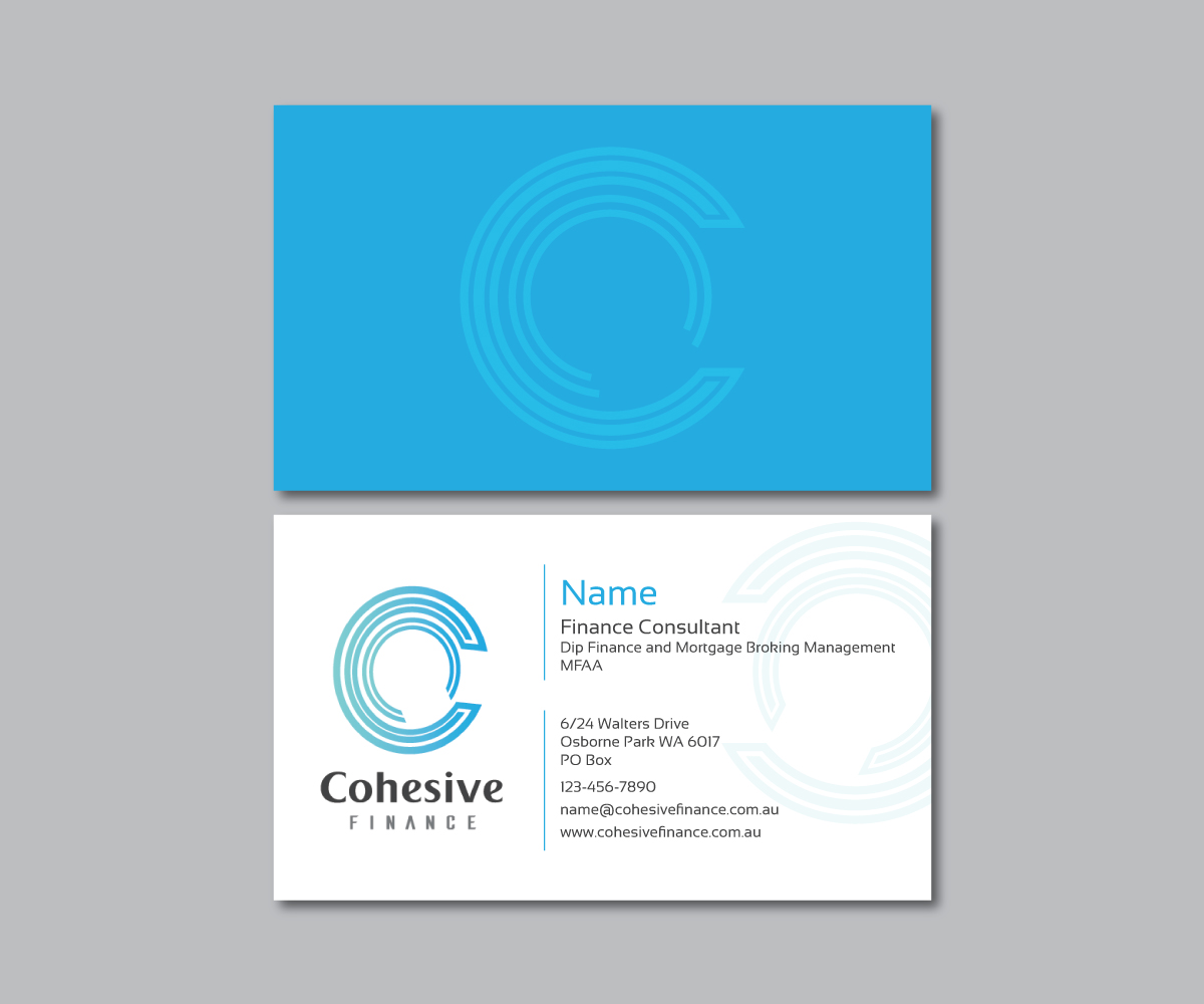 Business Card Design by M.Pirs for Cohesive Finance | Design #15935689