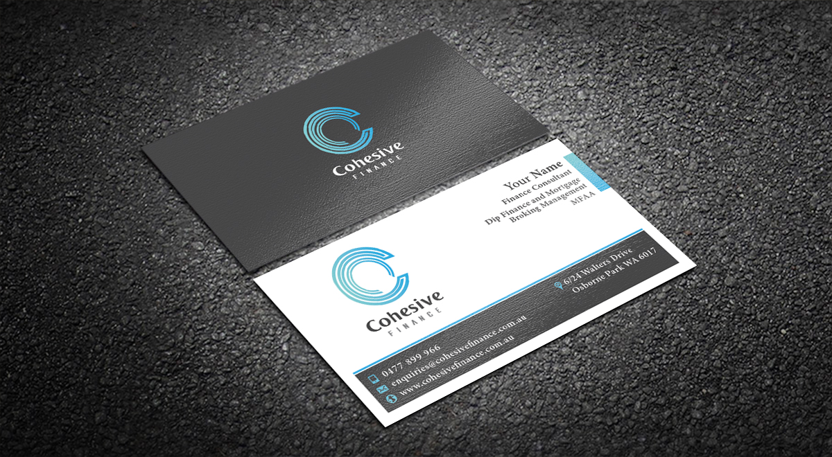 Visitenkarten-Design von Ethien für Cohesive Finance | Design #15882970