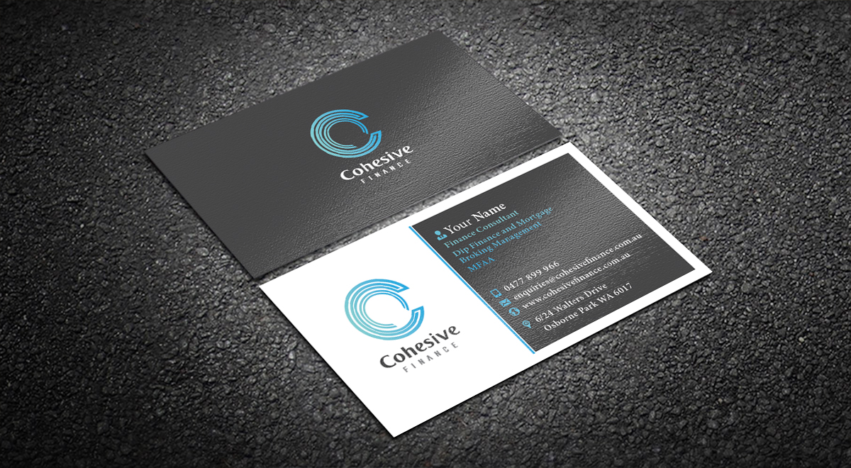 Visitenkarten-Design von Ethien für Cohesive Finance | Design #15882971