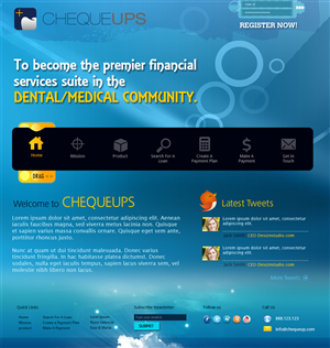 Health care finance company startup website design | Diseño Web por Expert Designer