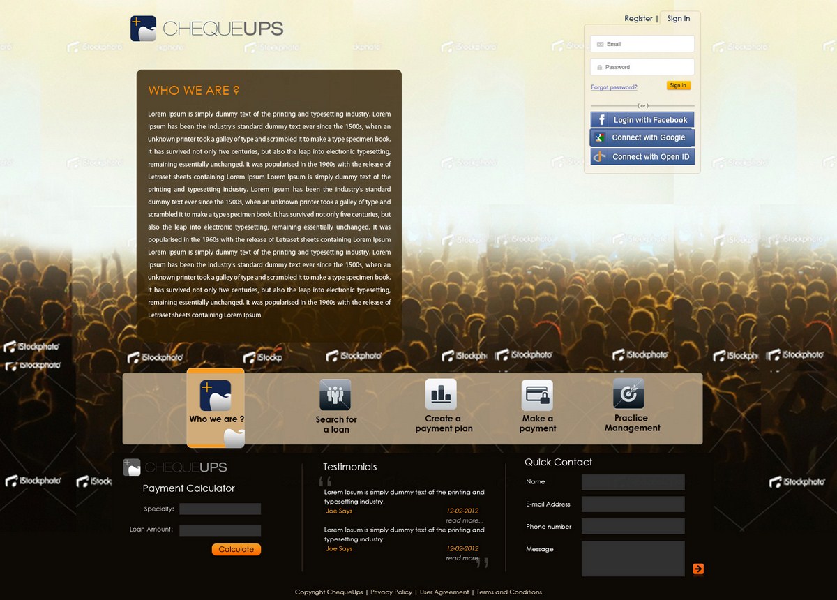 Web Design by pb for this project | Design: #620442