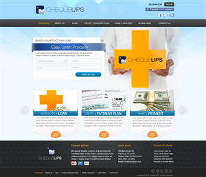 Health care finance company startup website design | Diseño Web por OM