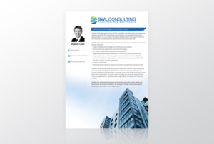 Design de Flyer par - SWING - pour SWL Consulting | Design : #15904390