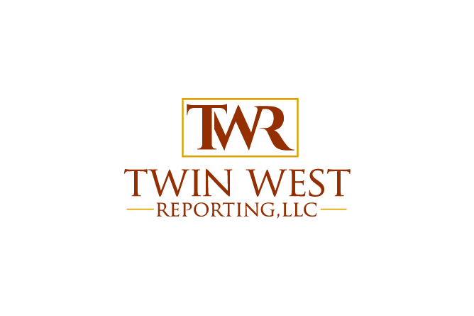 Logo Design by Digihexagon for Twin West Reporting, LLC | Design #15992999