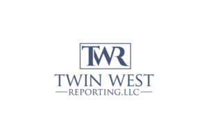 Logo-Design von Digihex für Twin West Reporting, LLC | Design: #15993421