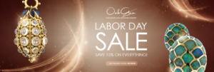 Labor Day Sale Website Banner For High End Jewelry Website | Banner-Design von apolgv
