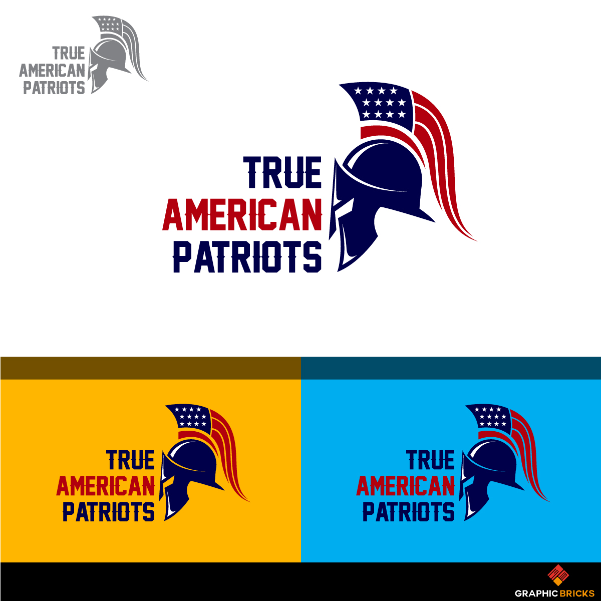 Logo Design by Graphic Bricks for True American Patriots, LLC | Design #15888978