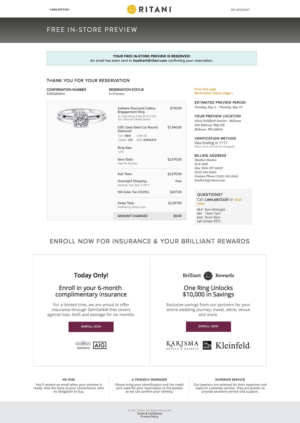 Wireframes of In Store Preview  | Web Design by JustACreative1