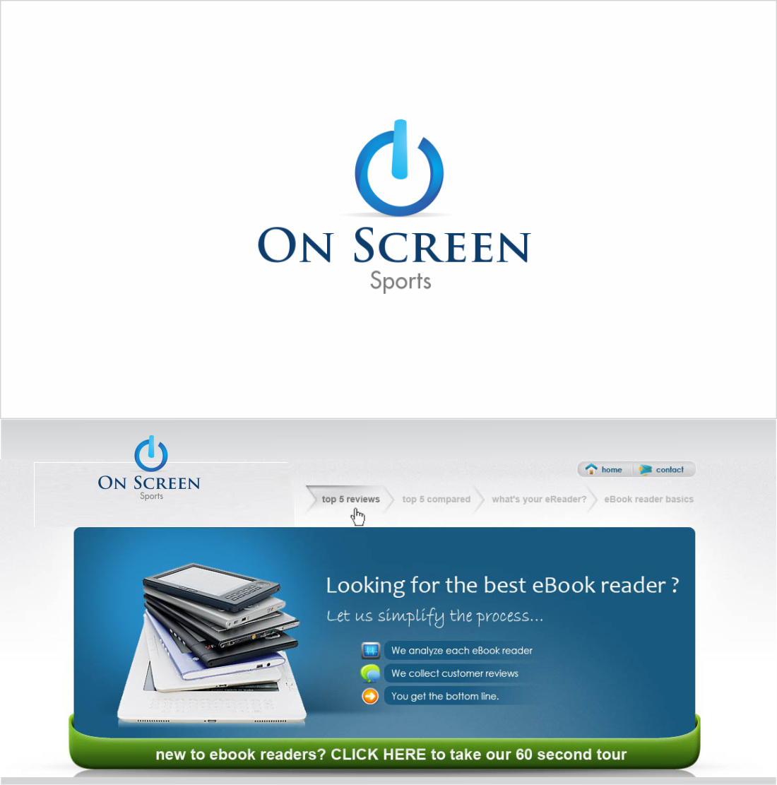 Logo Design by Paulsein for On Screen Sports | Design #15898492