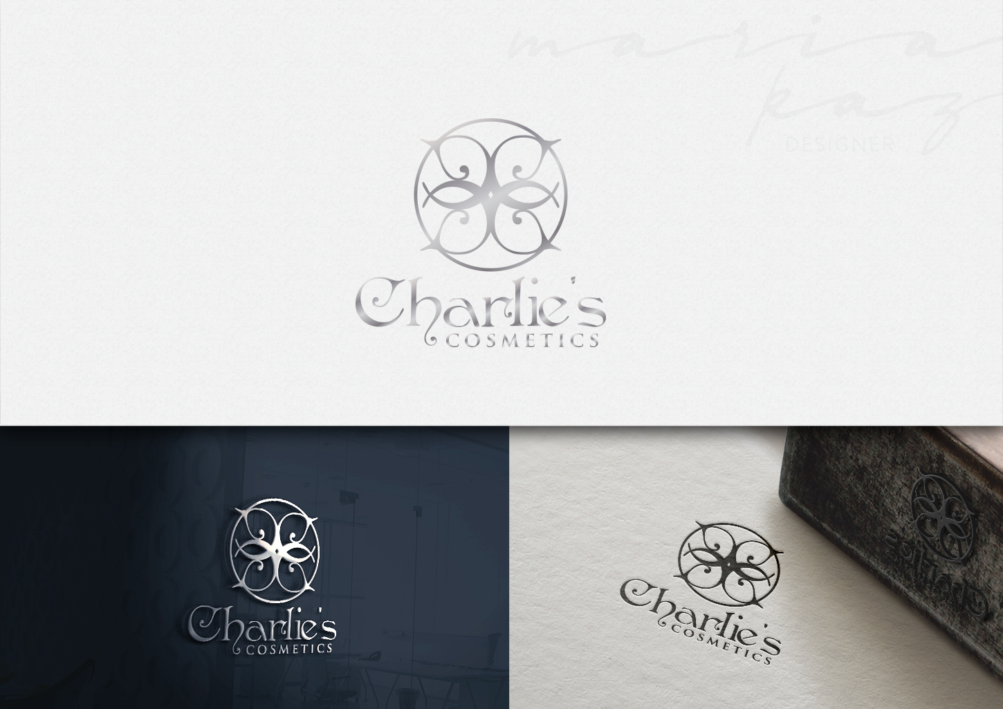 Logo Design by maria-kaz for CHARLIE'S COSMETICS | Design #16059365