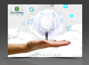 AAAMinds - IT Services for startups in London | Werbe-Design von SAI DESIGNS