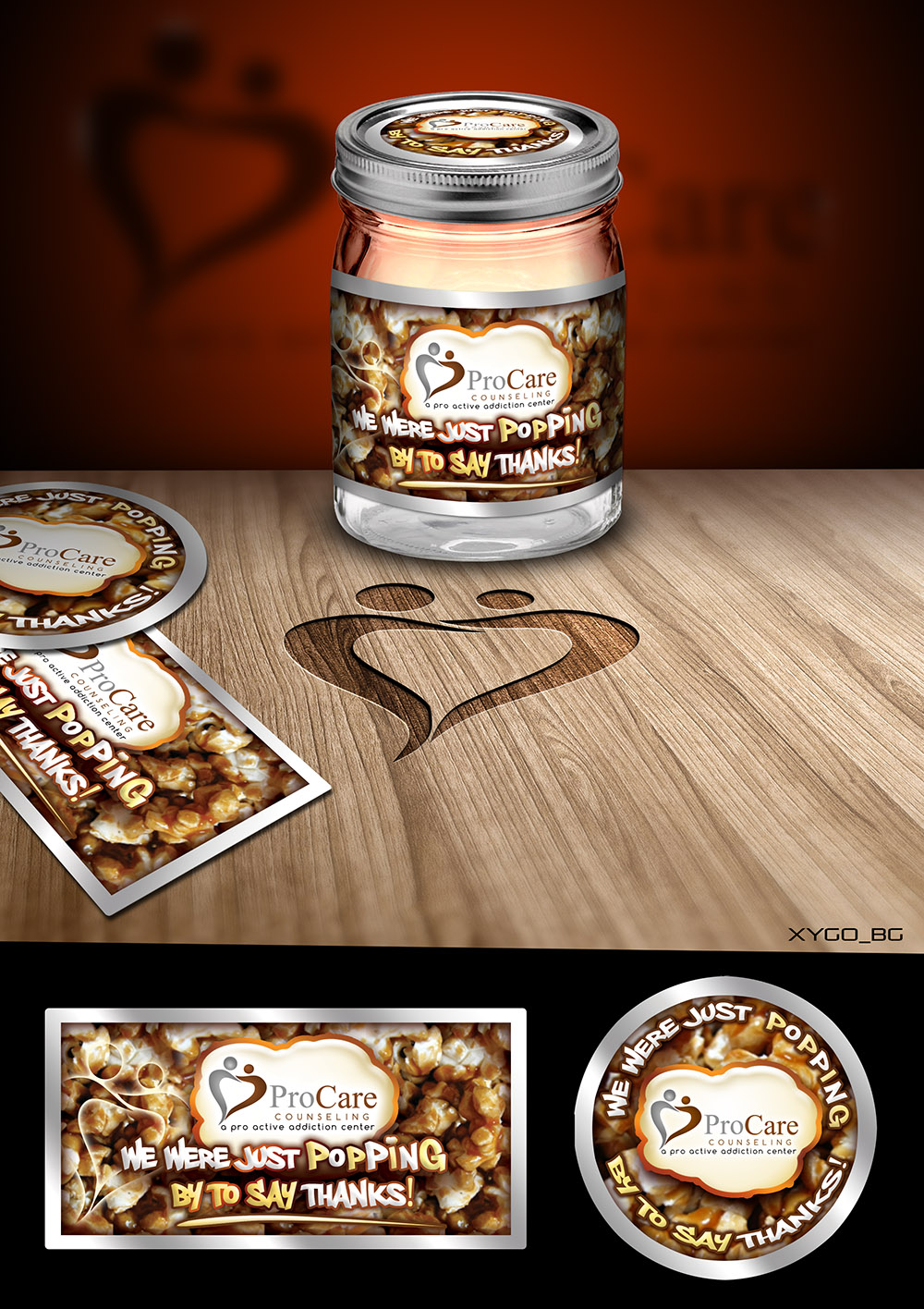 Aufkleber-Design von xygo_bg für Pro Care Counseling | Design #2619998