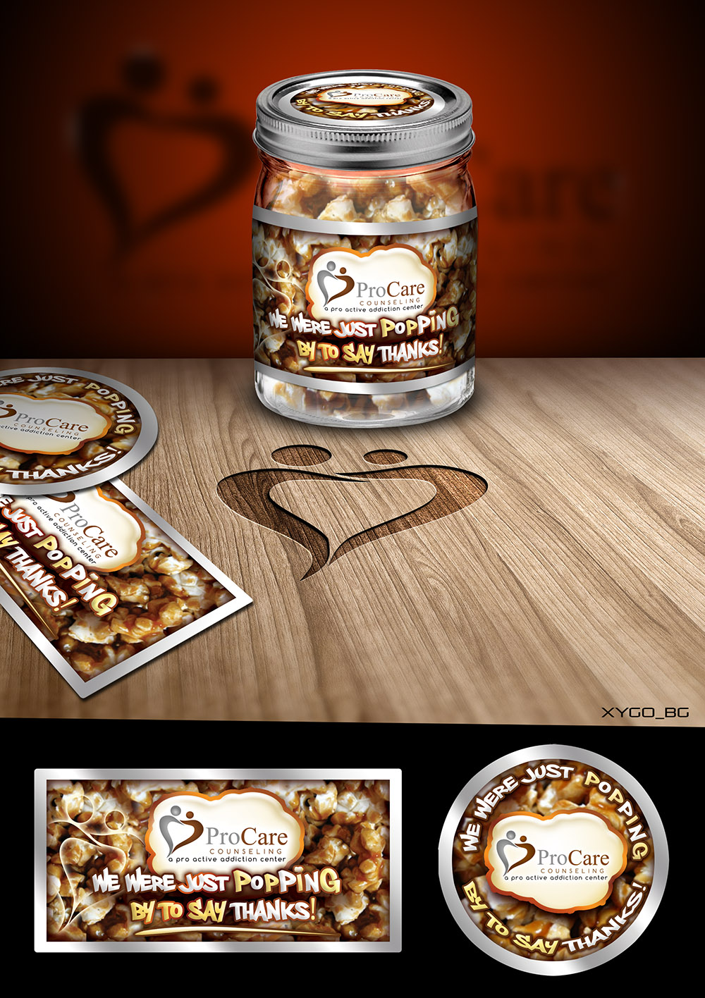 Aufkleber-Design von xygo_bg für Pro Care Counseling | Design #2620026