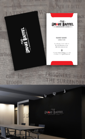 Logo Design by zebronicgraphic for The Smoke Barrel | Design: #15893089