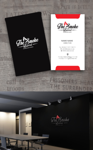 Logo Design by zebronicgraphic for The Smoke Barrel | Design: #15899126