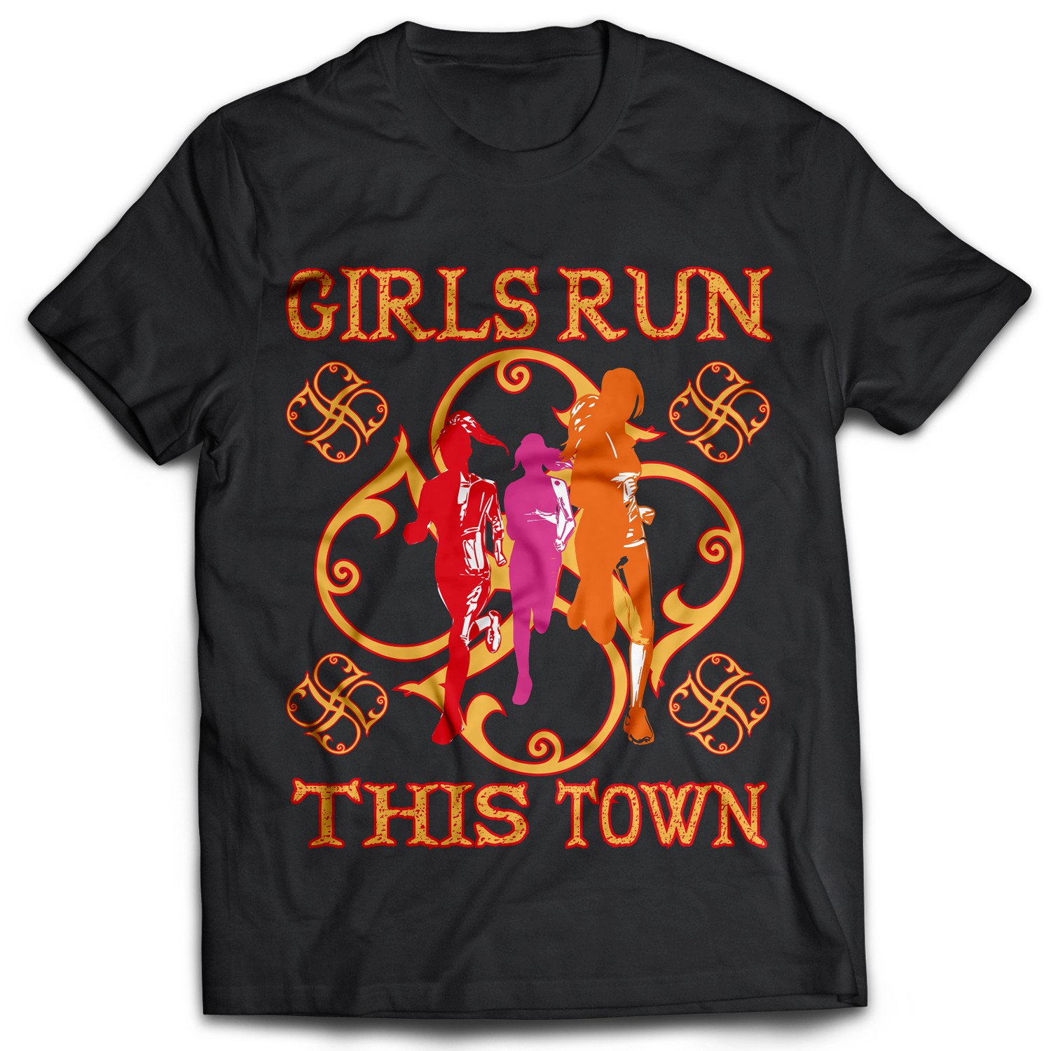 T-shirt Design by mekhfioui for Girls Run This Town | Design #15959101