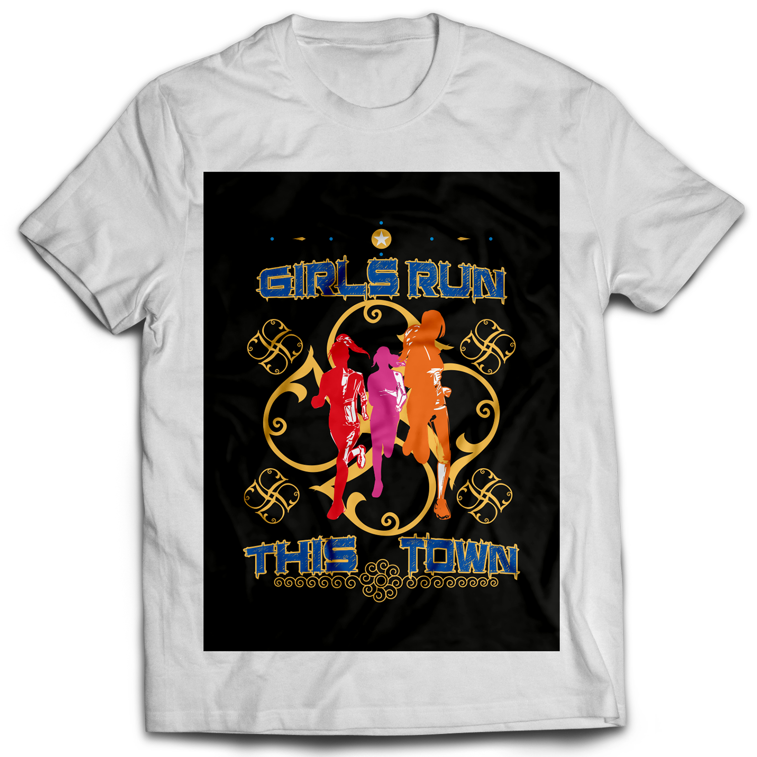 T-shirt Design by mekhfioui for Girls Run This Town | Design #15959104