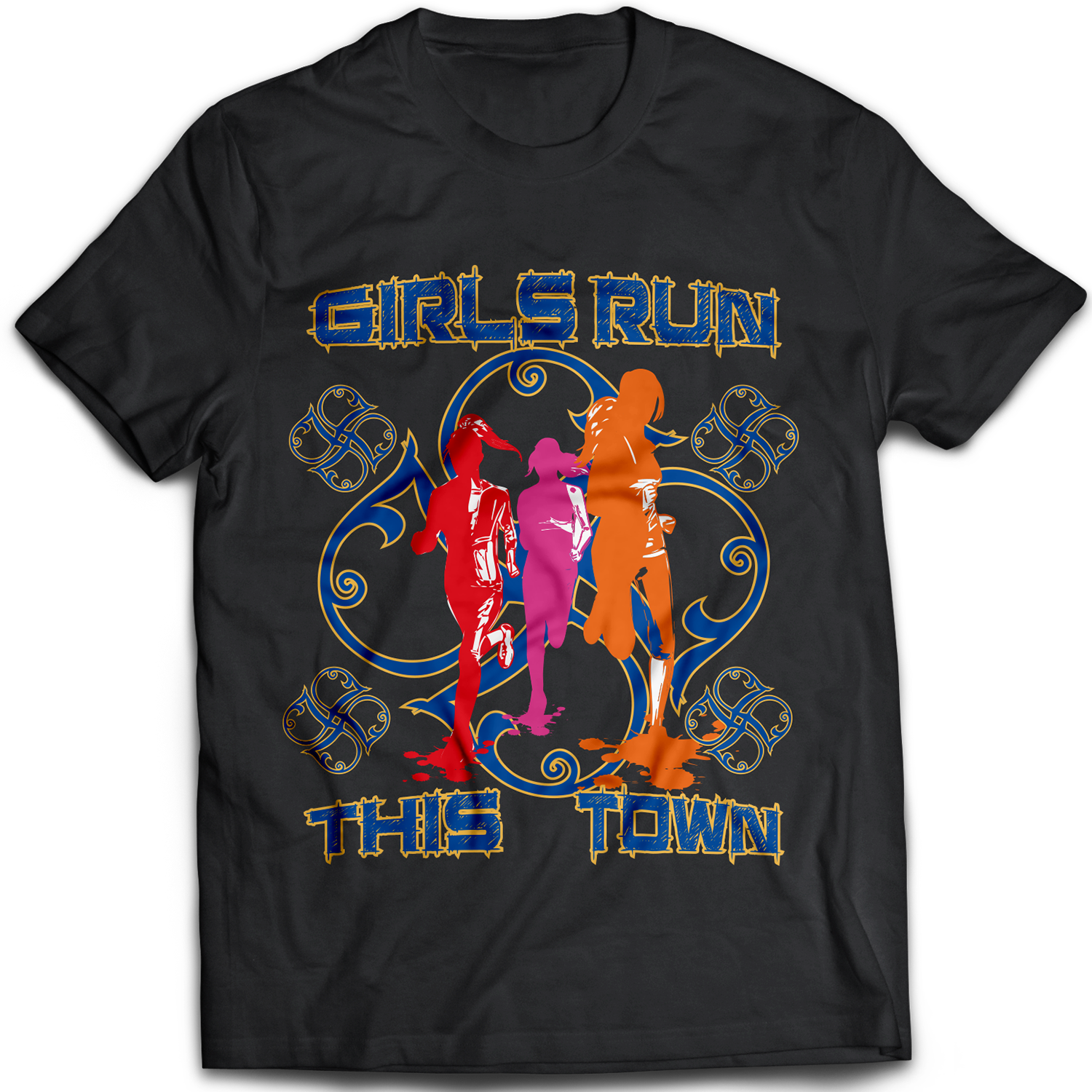 T-shirt Design by mekhfioui for Girls Run This Town | Design #15959203