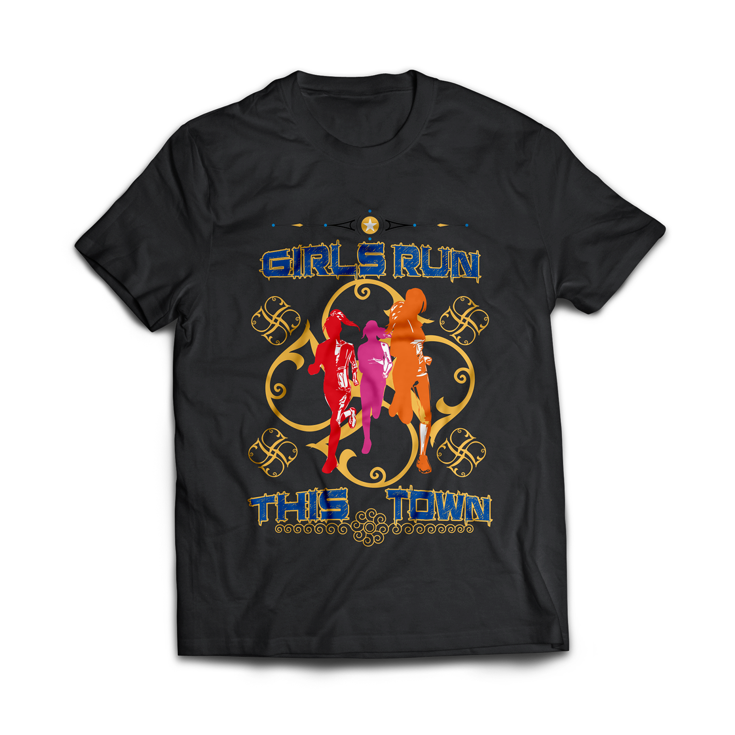 T-shirt Design by mekhfioui for Girls Run This Town | Design #15959241