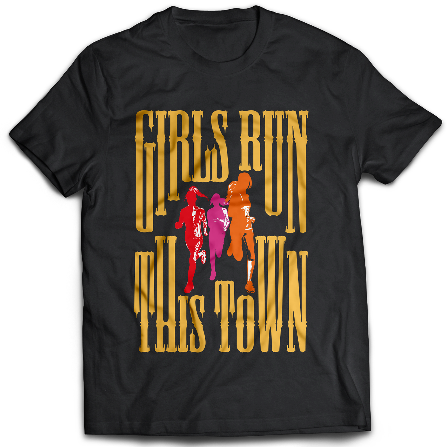 T-shirt Design by mekhfioui for Girls Run This Town | Design #15959310