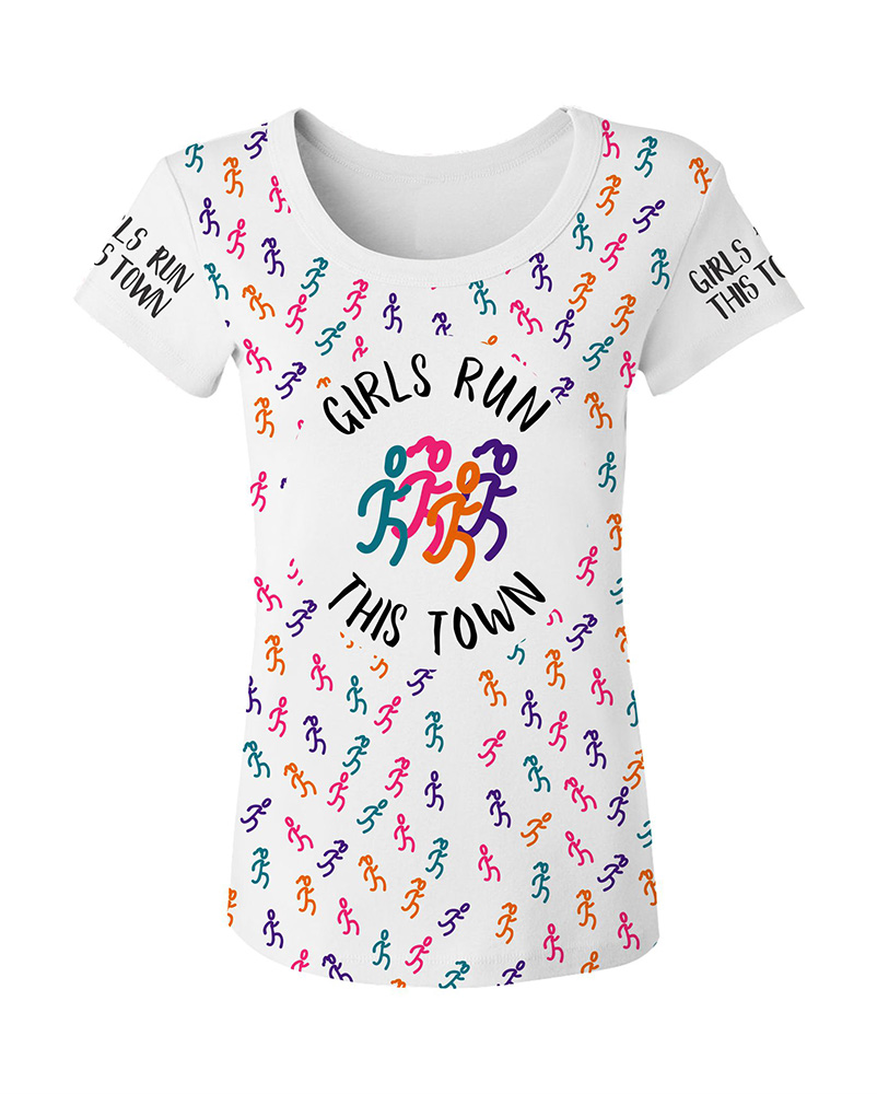 T-shirt Design by 777SKY for Girls Run This Town | Design #15973735
