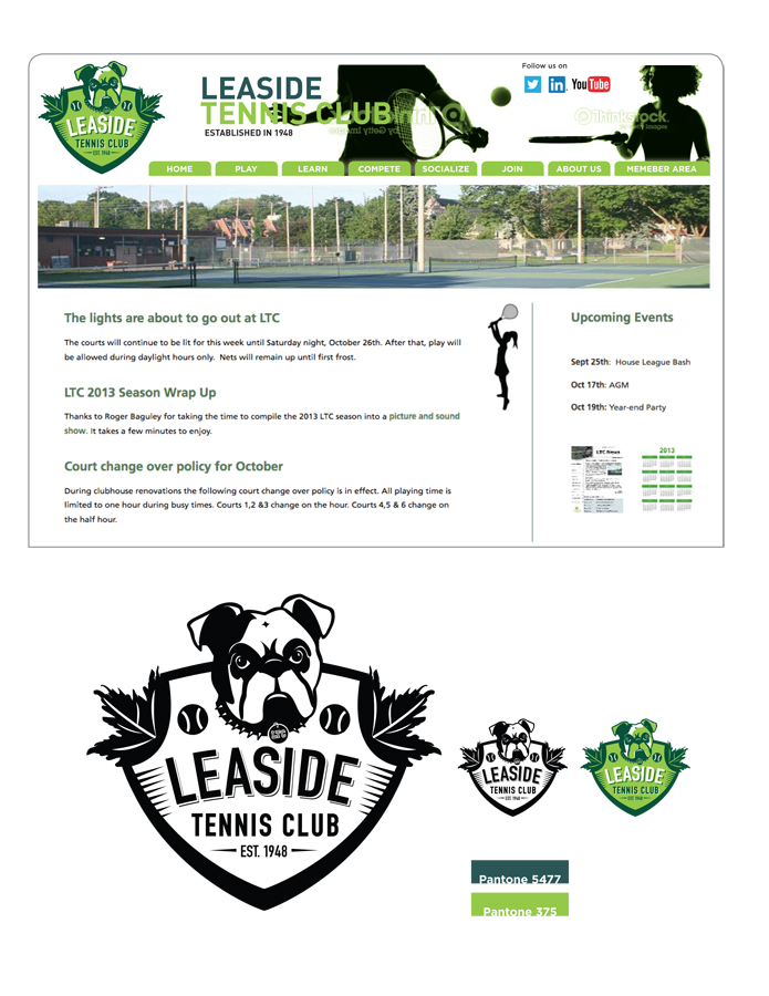 Logo Design by MariVdesign for Leaside Tennis Club | Design #2634145