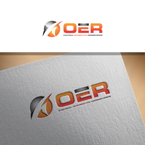 OER (on top) electrical refrigeration airconditioning (underneath) | Logo Design by sushsharma99