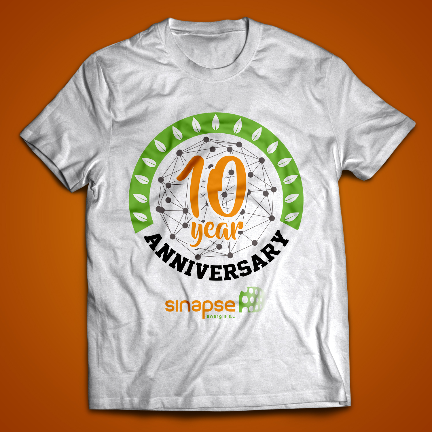 Diseño de Camiseta por creative.bugs para Sinapse Energia | Diseño #15895602