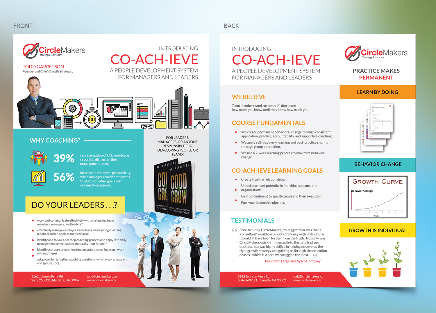 Brochure Design by Achiver for CircleMakers, LLC | Design #15926426