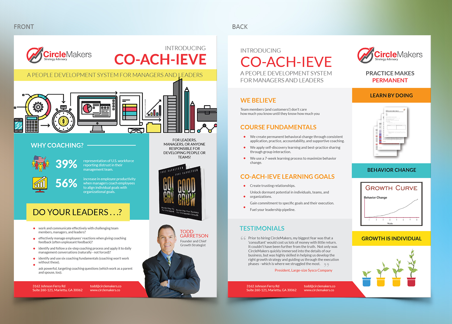 Brochure Design by Achiver for CircleMakers, LLC | Design #15937295