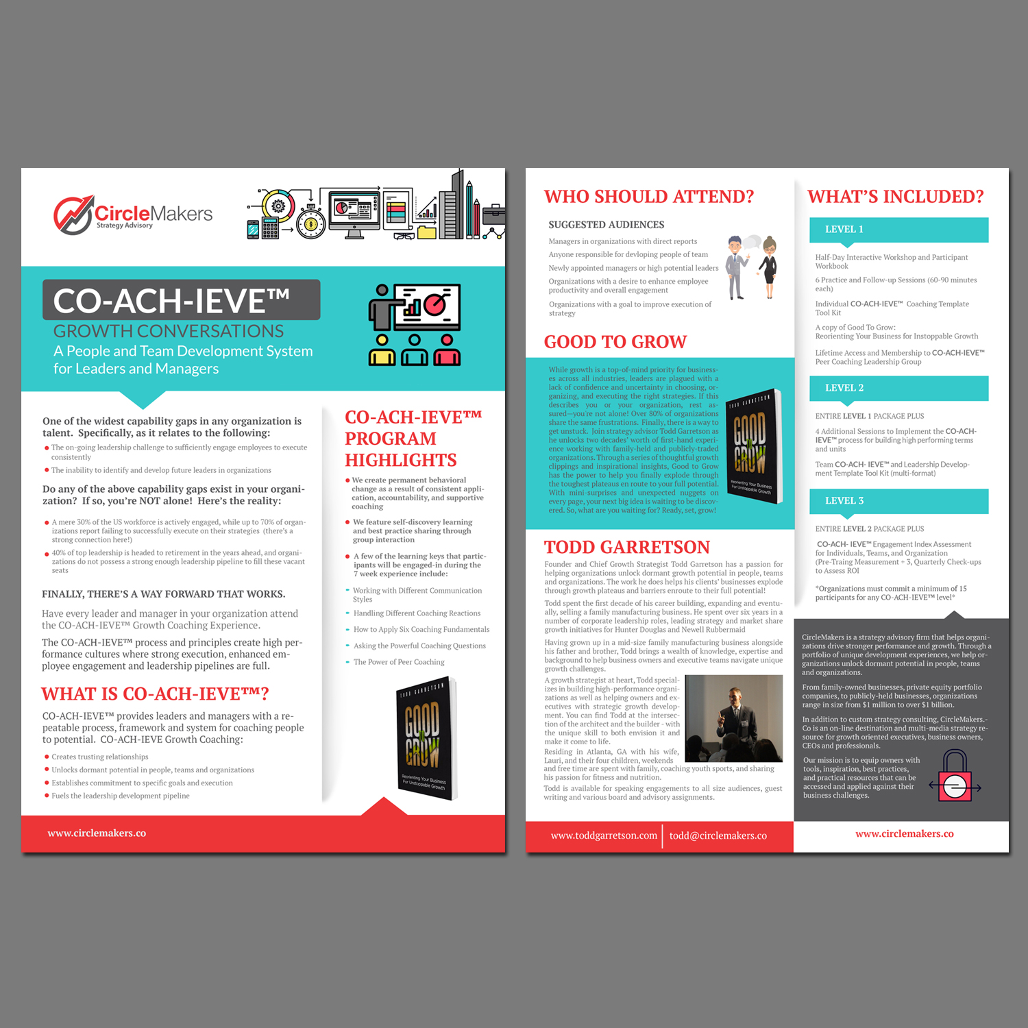 Diseño de Brochure por debdesign para CircleMakers, LLC | Diseño #15910907