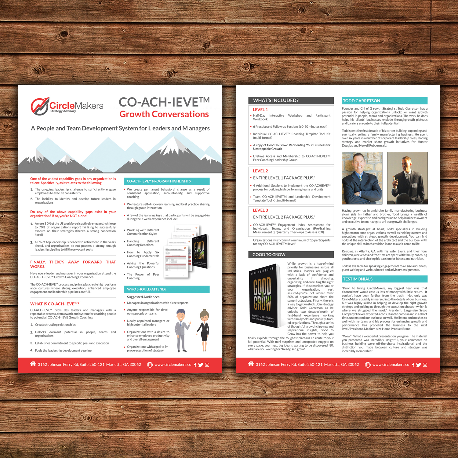 Brochure Design by debdesign for CircleMakers, LLC | Design #15931181