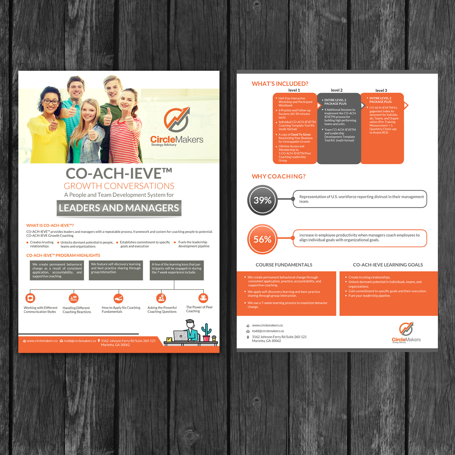 Brochure Design by creative.bugs for CircleMakers, LLC | Design #15910366