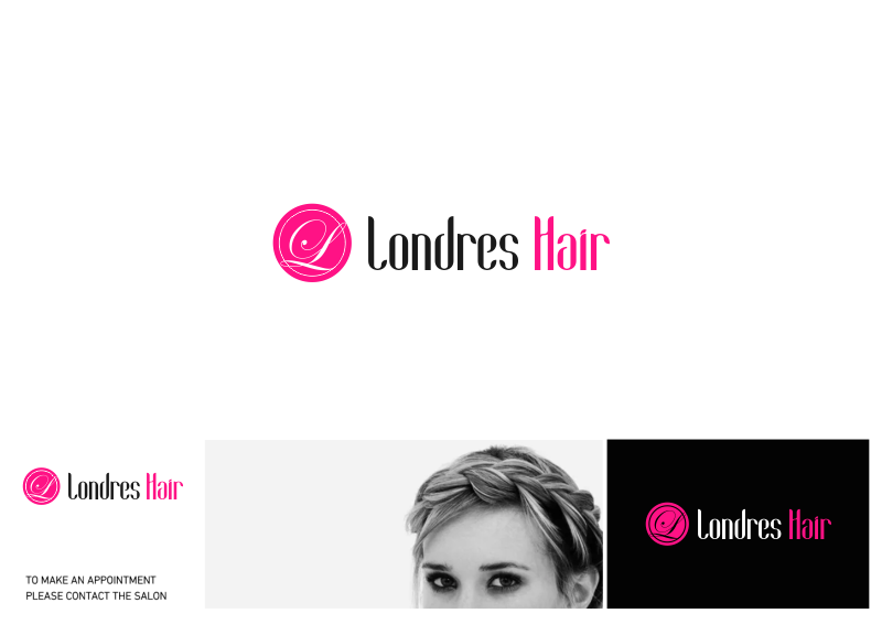 Logo Design by Amduat Design for Londres Hair Pty Ltd | Design #15938515