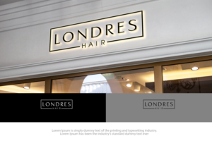 Logo Design by groomfox for Londres Hair Pty Ltd | Design: #15943408