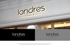Logo Design by groomfox for Londres Hair Pty Ltd | Design: #15943409