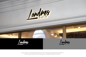 Logo Design by groomfox for Londres Hair Pty Ltd | Design: #15943410