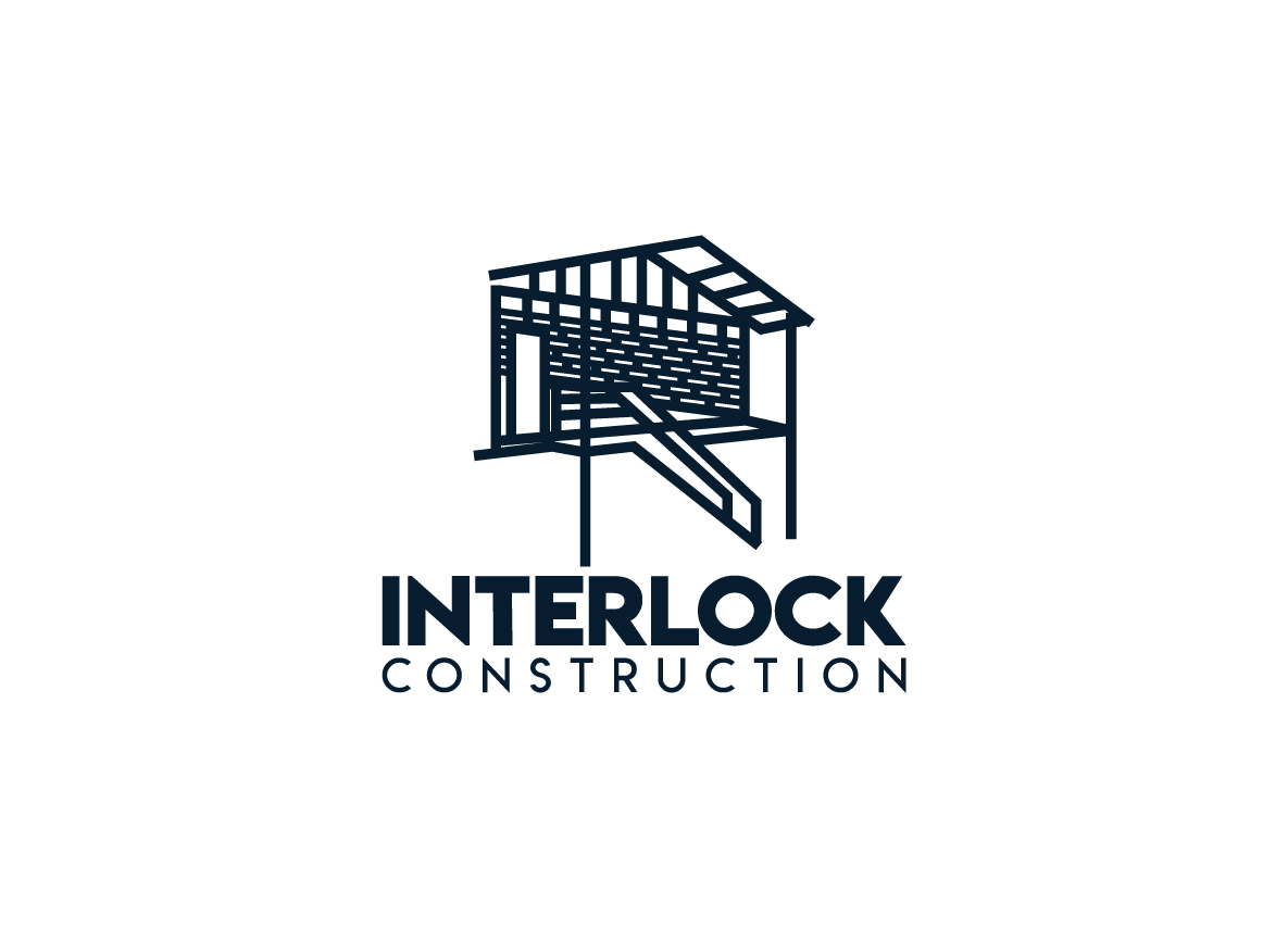 Logo Design by creative.bugs for Interlock Construction  | Design #17070138