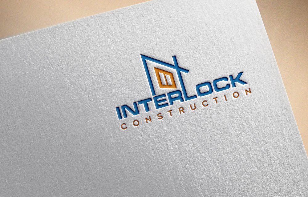 Logo Design by A S design @ for Interlock Construction  | Design #17103716